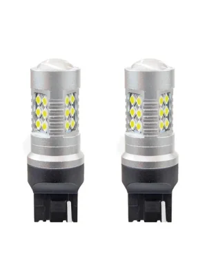 Novinka LED 1156 CANBUS 24SMD 3030 T20 W21W White 12V/24V - 1173